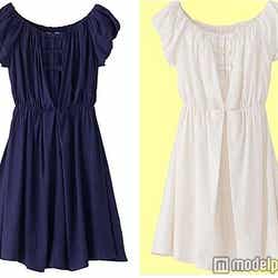 授乳口つきオーガニックコットンワンピース