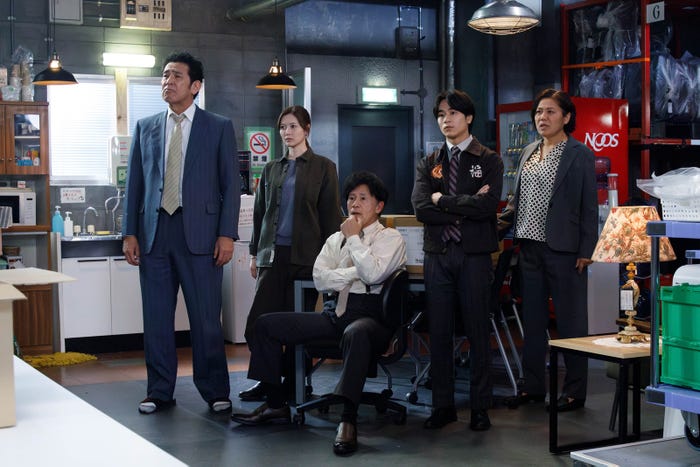 宇梶剛士、白石麻衣、橋本じゅん、前田旺志郎、青木さやか「オクラ〜迷宮入り事件捜査〜」第10話(C)フジテレビ