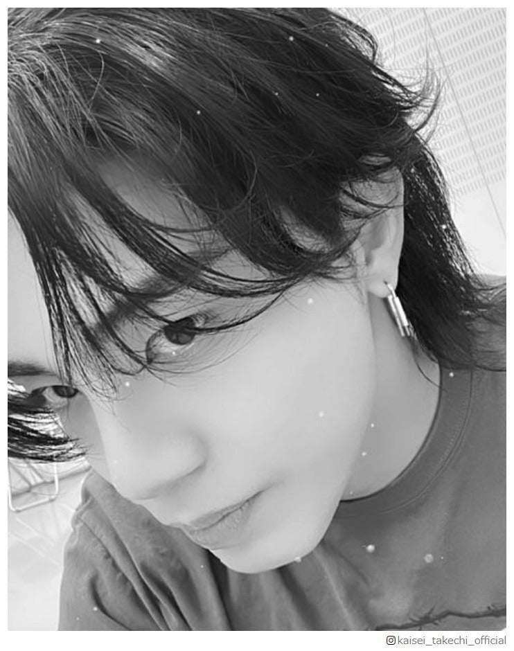 イメージチェンジ後の武知海青／武知海青Instagramより