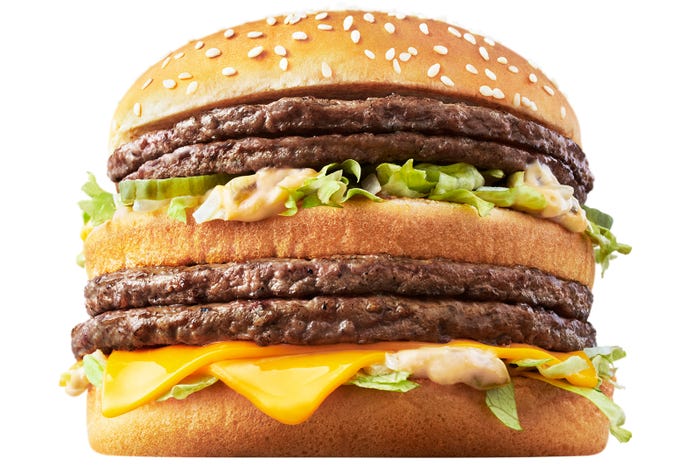 ギガ ビッグマック/画像提供:日本マクドナルド