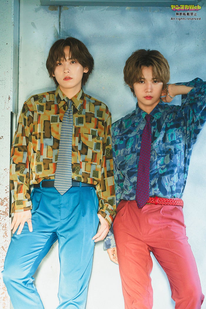 UNiFY伊月大和＆富園力也、クールな表情で魅了「ヤンマガ」初の男性グラビア連載登場