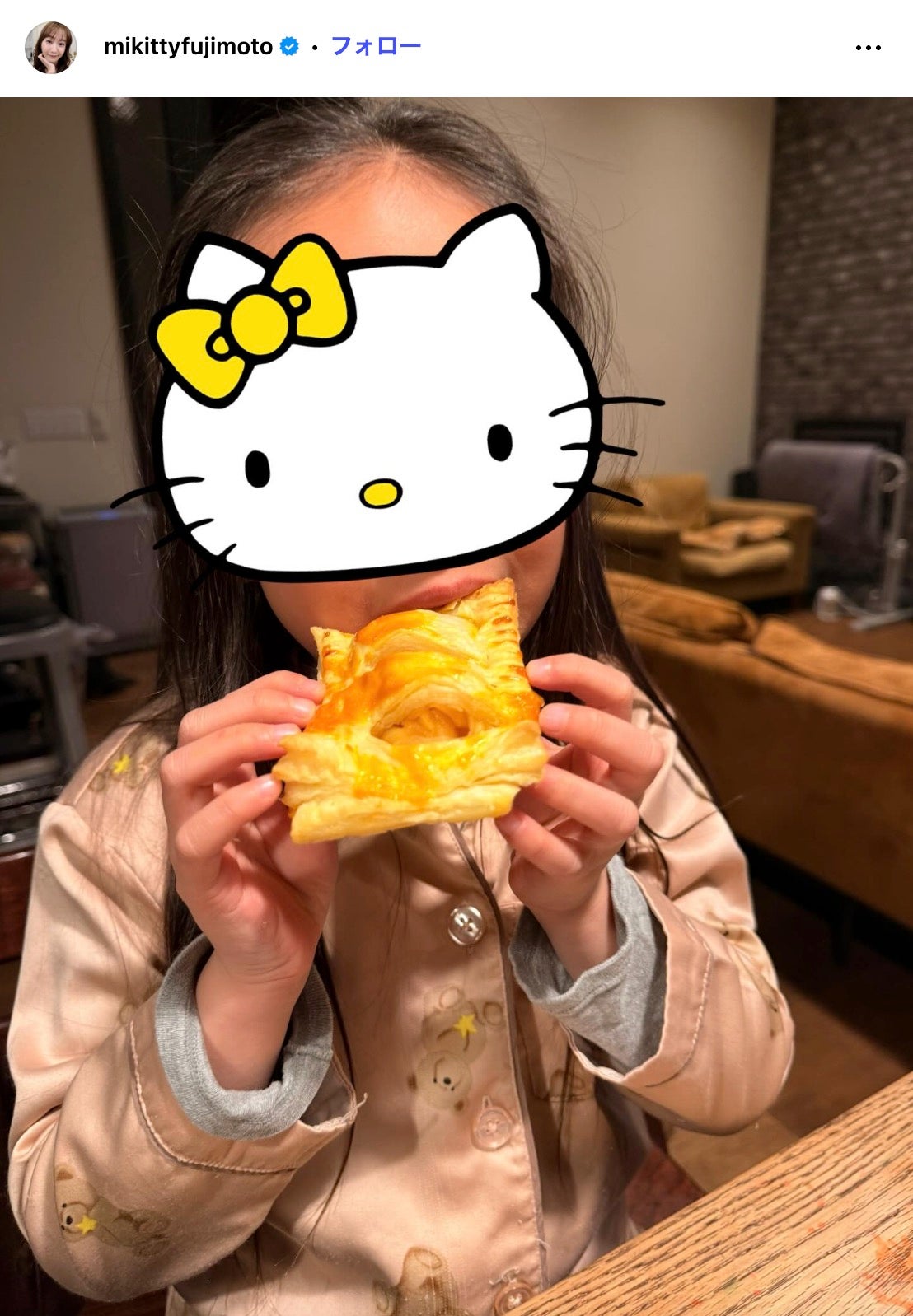 藤本美貴 Instagramより