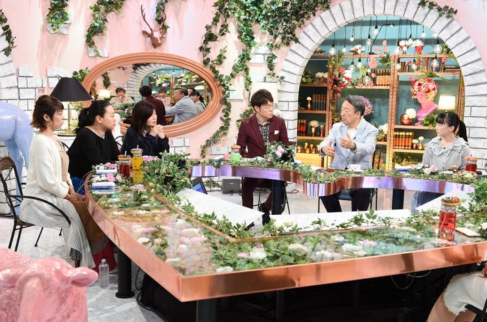 (左から)佐藤仁美、いとうあさこ、大久保佳代子、陣内智則、池上彰、芦田愛菜(C)TBS