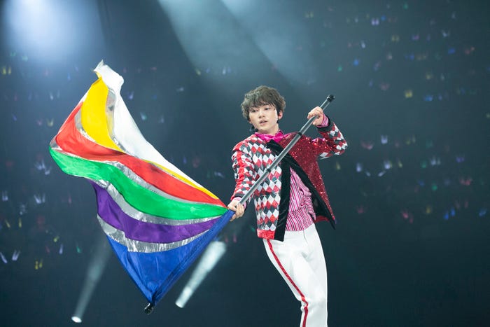 ユーキ/「BULLET TRAIN Arena Tour 2018 Sweetest Battlefield at WORLD HALL」より(画像提供:SDR)