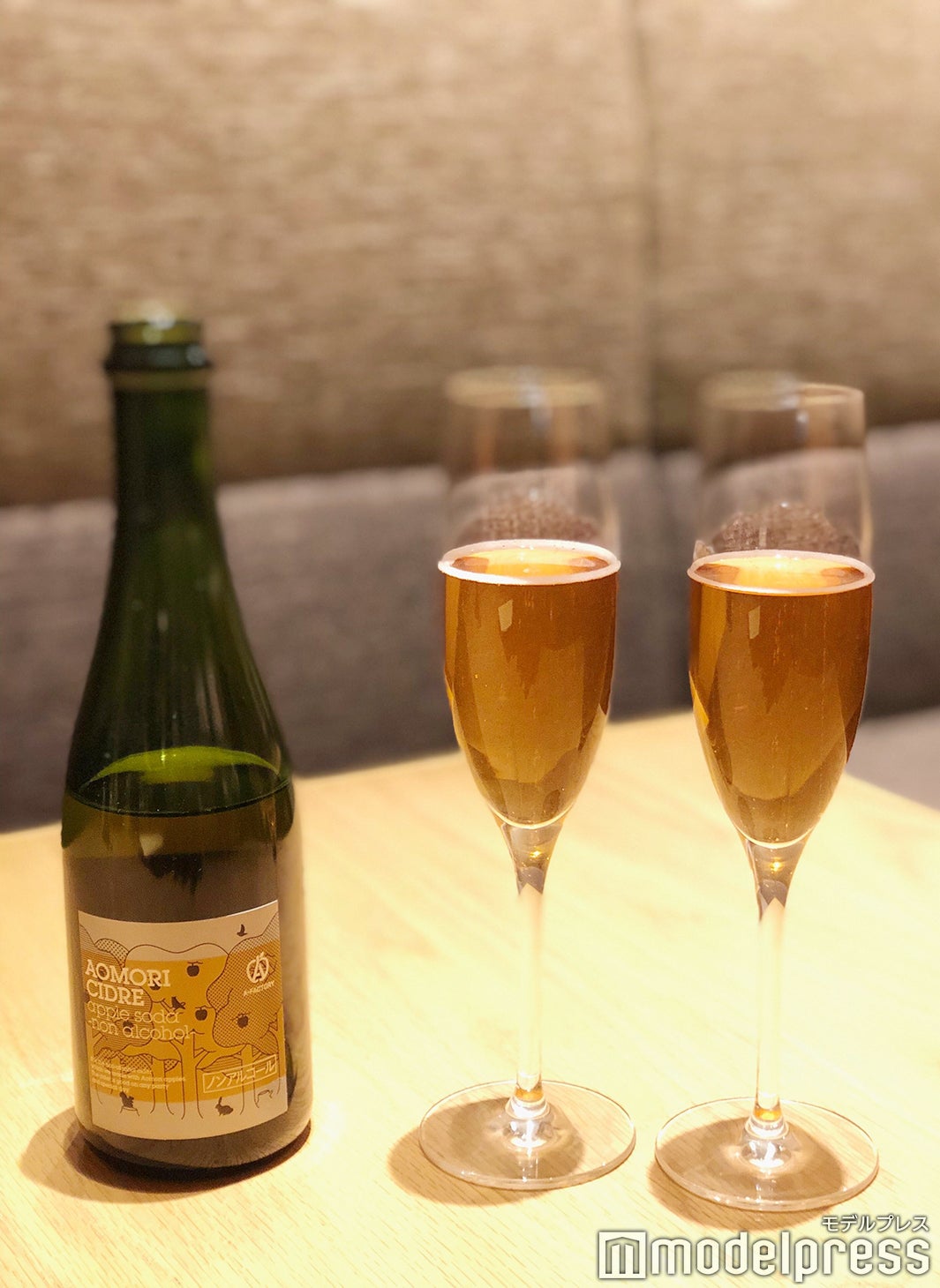 ノンアルコールのシードル（C）モデルプレス