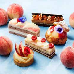 ピーチスイーツイメージ(パティスリーSTRESSED)/画像提供:インターコンチネンタルホテル大阪