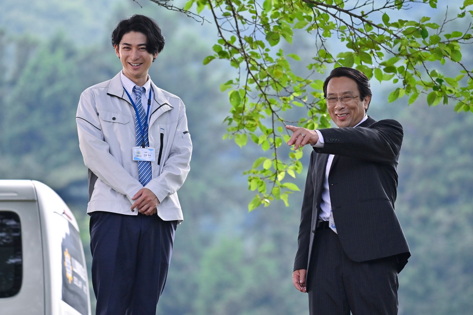 古川雄大、金田明夫「ハヤブサ消防団」第4話より（C）テレビ朝日