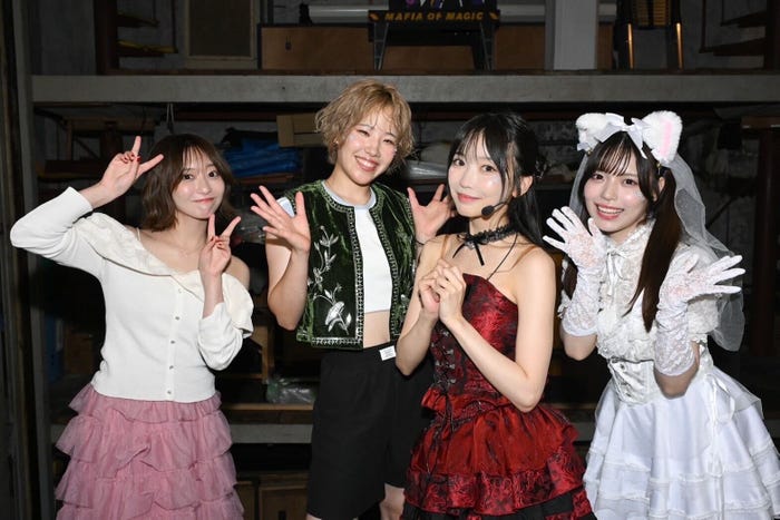 こぴ、うー、吉沢朱音、岩田陽菜(提供写真)