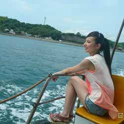 瀬戸内海のしまなみ海道を巡るベッキー