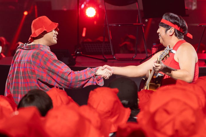 赤えんぴつ「赤えんぴつ in 武道館」撮影:RyuyaAmao