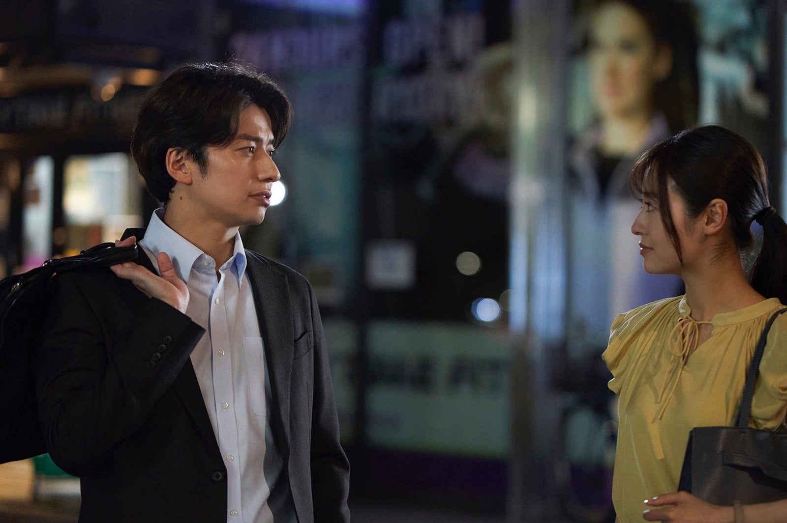 武田航平、田辺桃子「癒やしのお隣さんには秘密がある」第3話より（C）日本テレビ