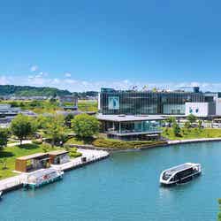 街の中心部とは思えない自然にあふれた富岩運河環水公園/提供画像