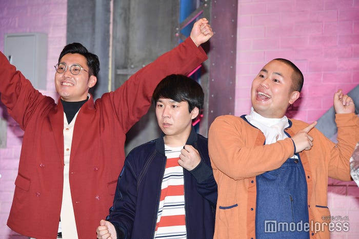 ハナコ菊田竜大、秋山寛貴、岡部大 (C)モデルプレス