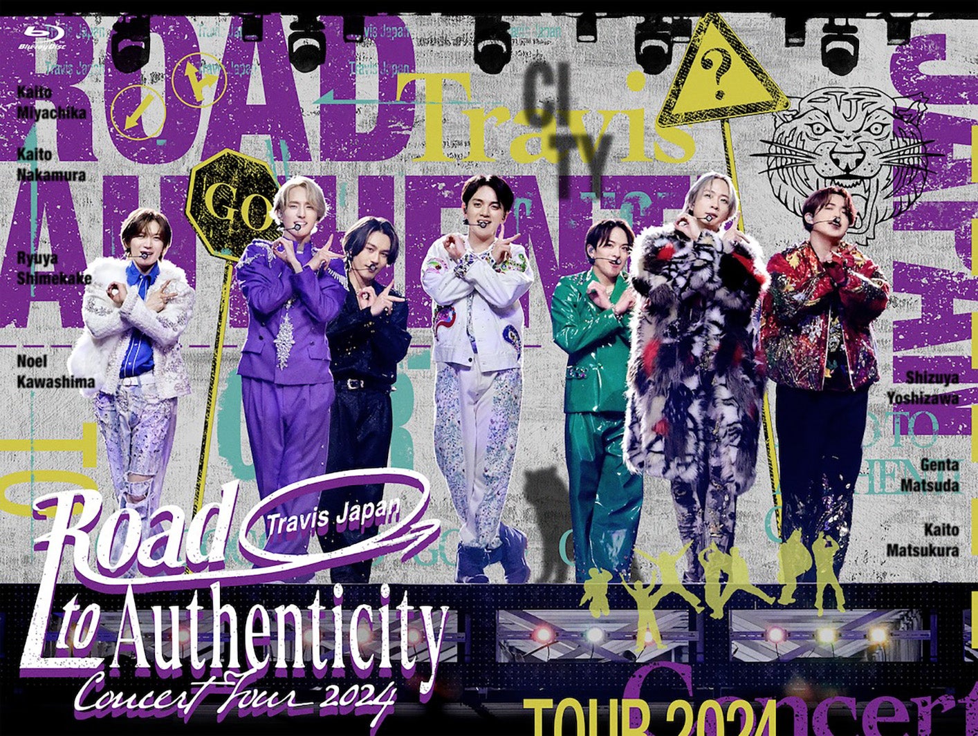 Travis Japan、全国ツアーBlu-ray＆DVD「Travis Japan Concert Tour 2024 Road to  Authenticity」ジャケ写3種＆封入グッズ絵柄公開 - モデルプレス