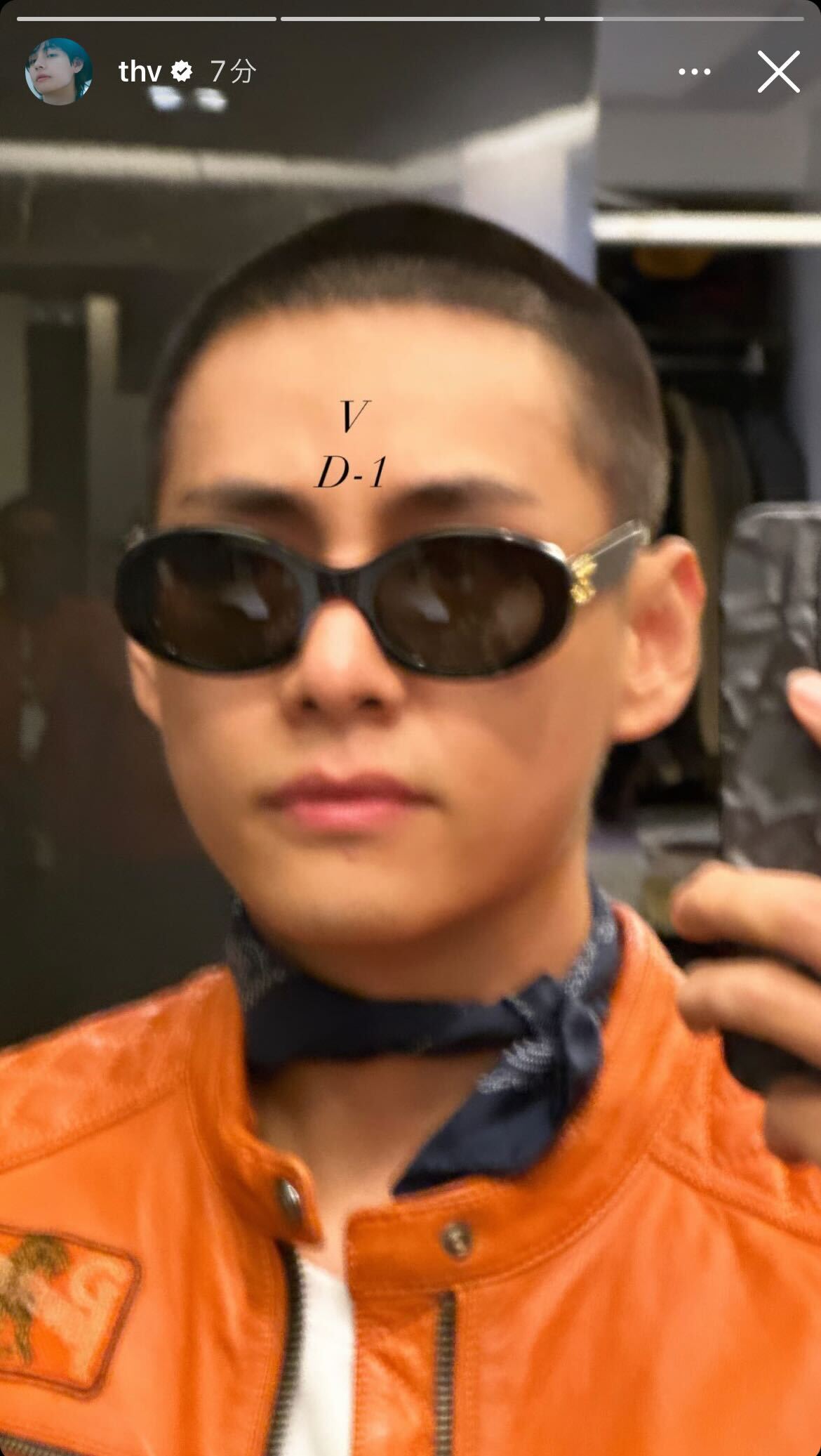 V公式Instagramストーリーズより