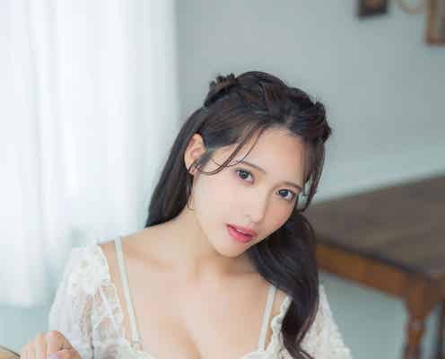 「ミスヤングチャンピオン2022」猫宮あすか、美谷間にドキッ ボディライン際立つ姿