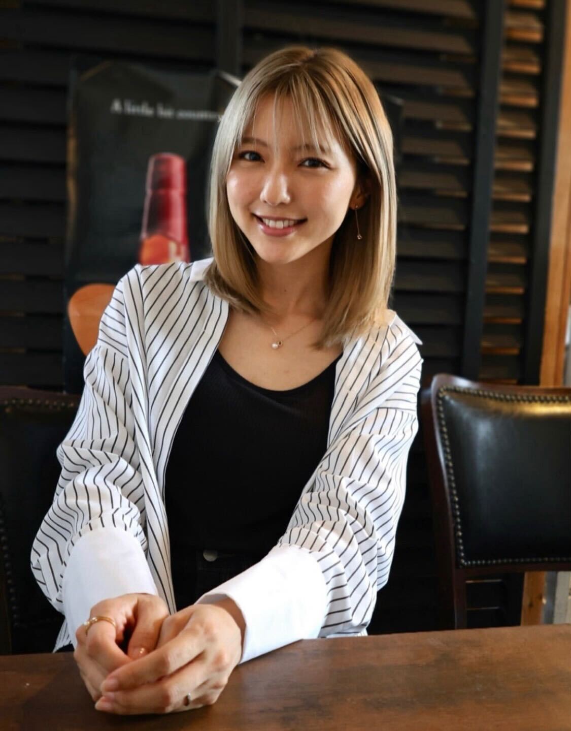 イメチェン後の真野恵里菜／真野恵里菜オフィシャルブログより