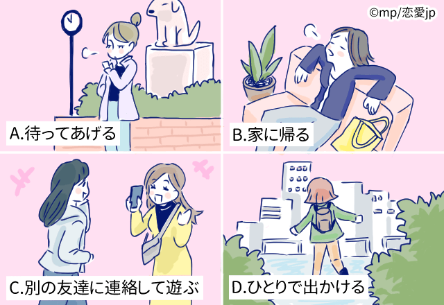 友達が遅刻した時の対応で分かる あなたの 恋人依存度 モデルプレス 友達が遅刻した時の対応で分かる あなたの 恋人依存度 モデルプレス