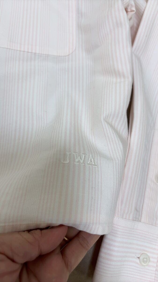 ユニクロオックスフォードシャツ　刺繍ロゴ