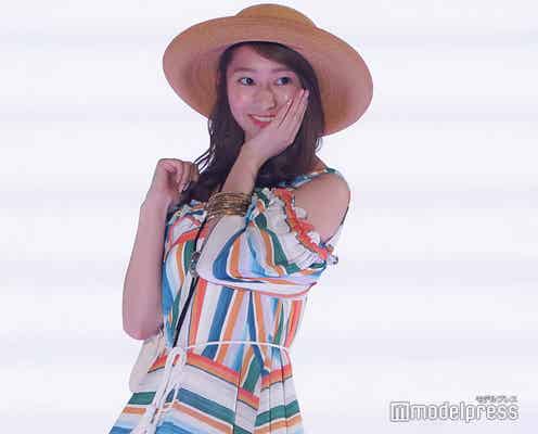 乃木坂46桜井玲香、肌見せ爽やかコーデが可愛い<GirlsAward 2018 S/S >
