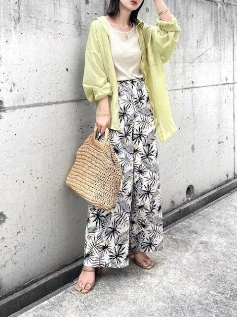 シアーシャツ グリーン
