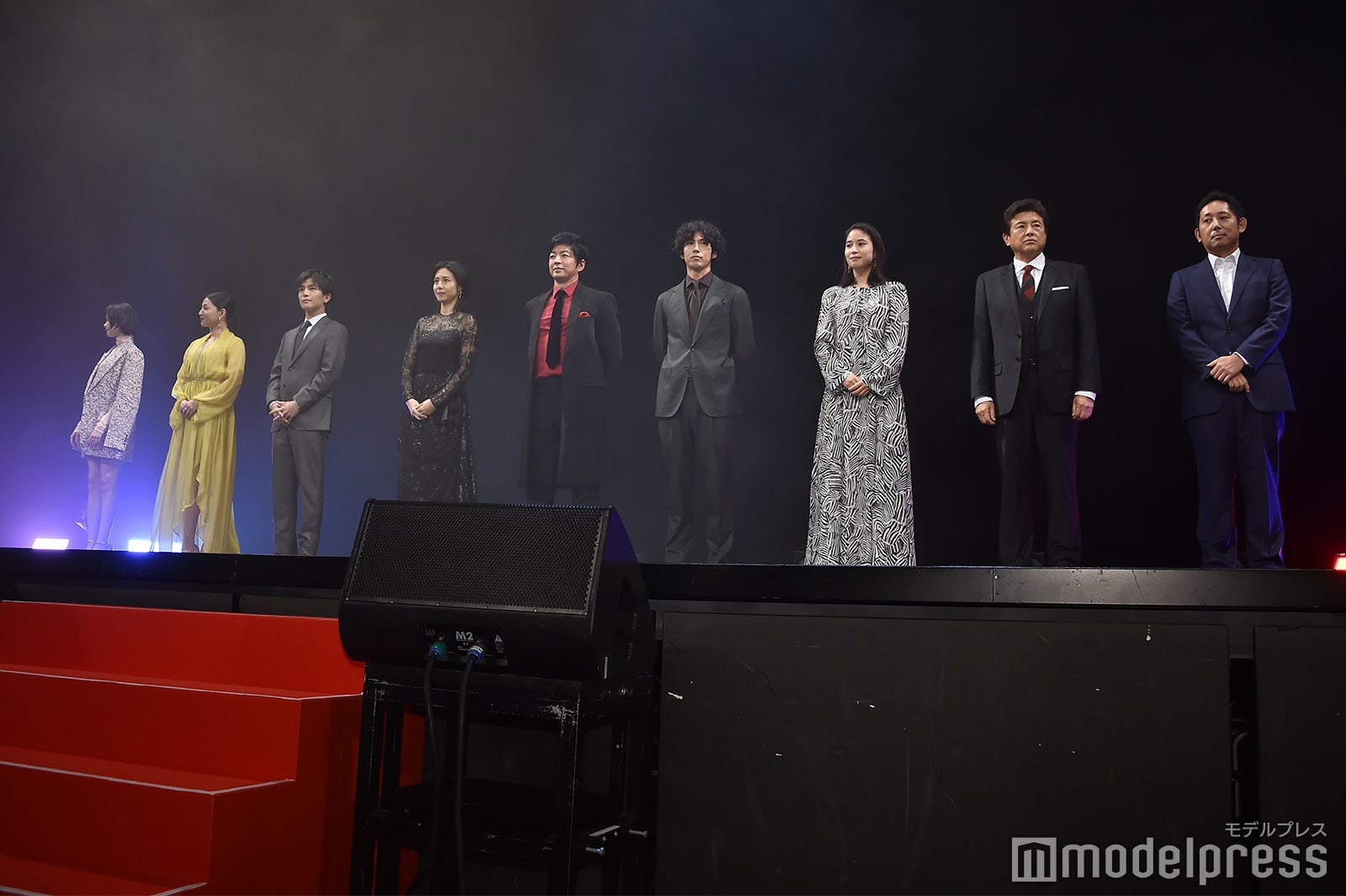 （左から）玉城ティナ、芦名星、岩田剛典、松嶋菜々子、大沢たかお、賀来賢人、広瀬アリス、三浦友和、入江悠監督（C）モデルプレス