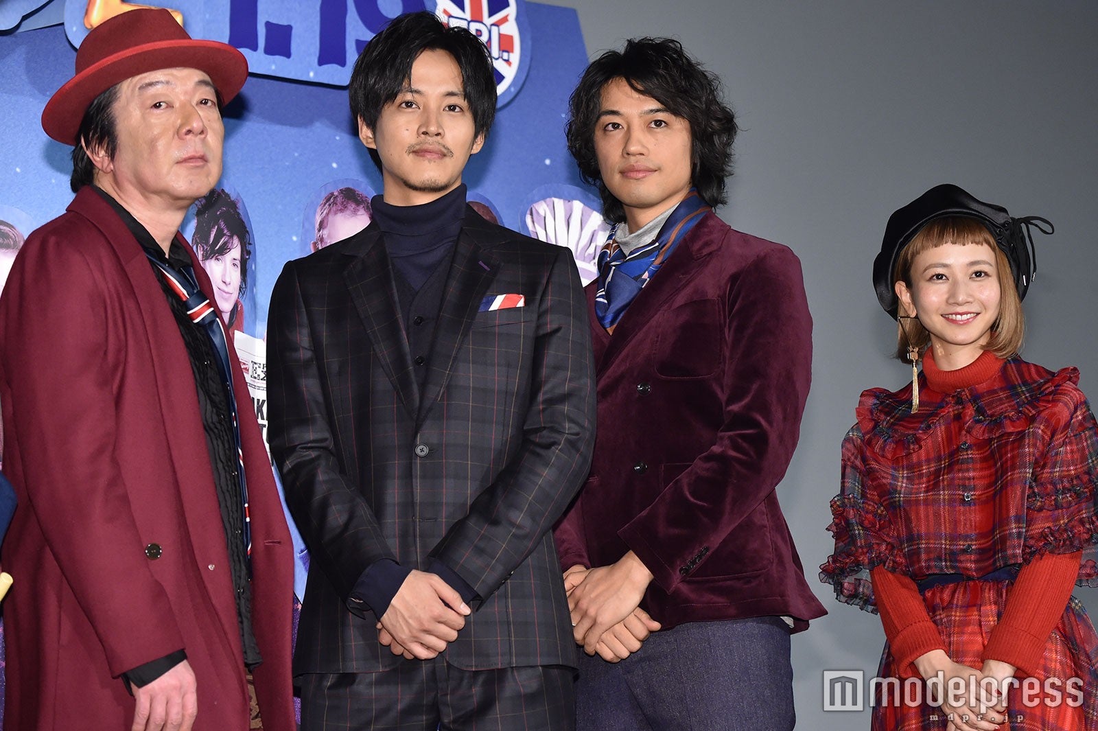 古田新太、松坂桃李、斎藤工、三戸なつめ （C）モデルプレス