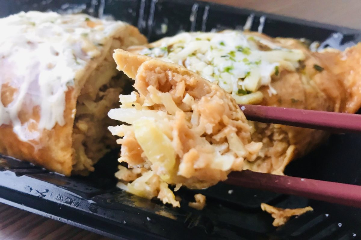 チーズカレーとカレーの揚げ豆腐