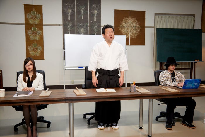 白石麻衣、佐藤二朗、山田孝之(C)2018吉田貴司/ドラマ「やれたかも委員会」製作委員会・MBS