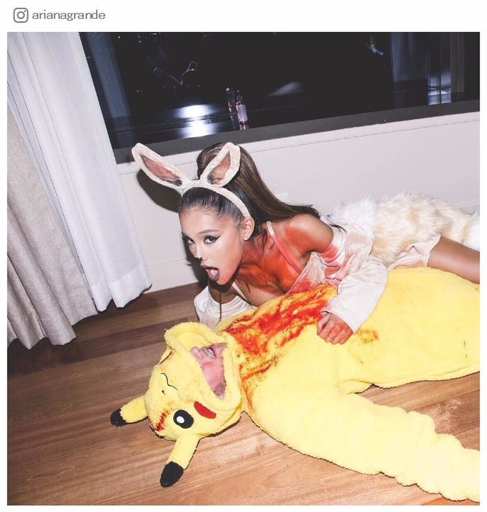 アリアナ・グランデ(上)、マック・ミラー(アリアナ・グランデInstagramより)