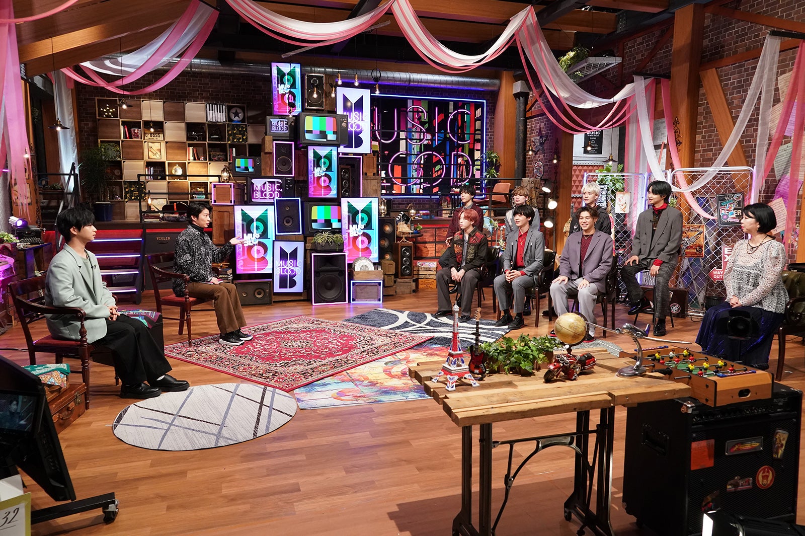 千葉雄大、田中圭、BE:FIRST（C）日本テレビ