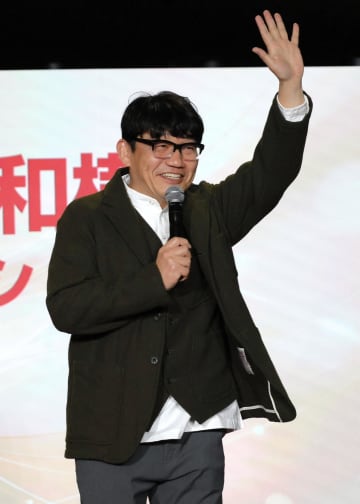 【ボート】住之江SG 飯尾和樹がサービス満点のパフォーマンスを披露