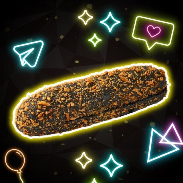 セブンイレブンのカレー棒　ブラック