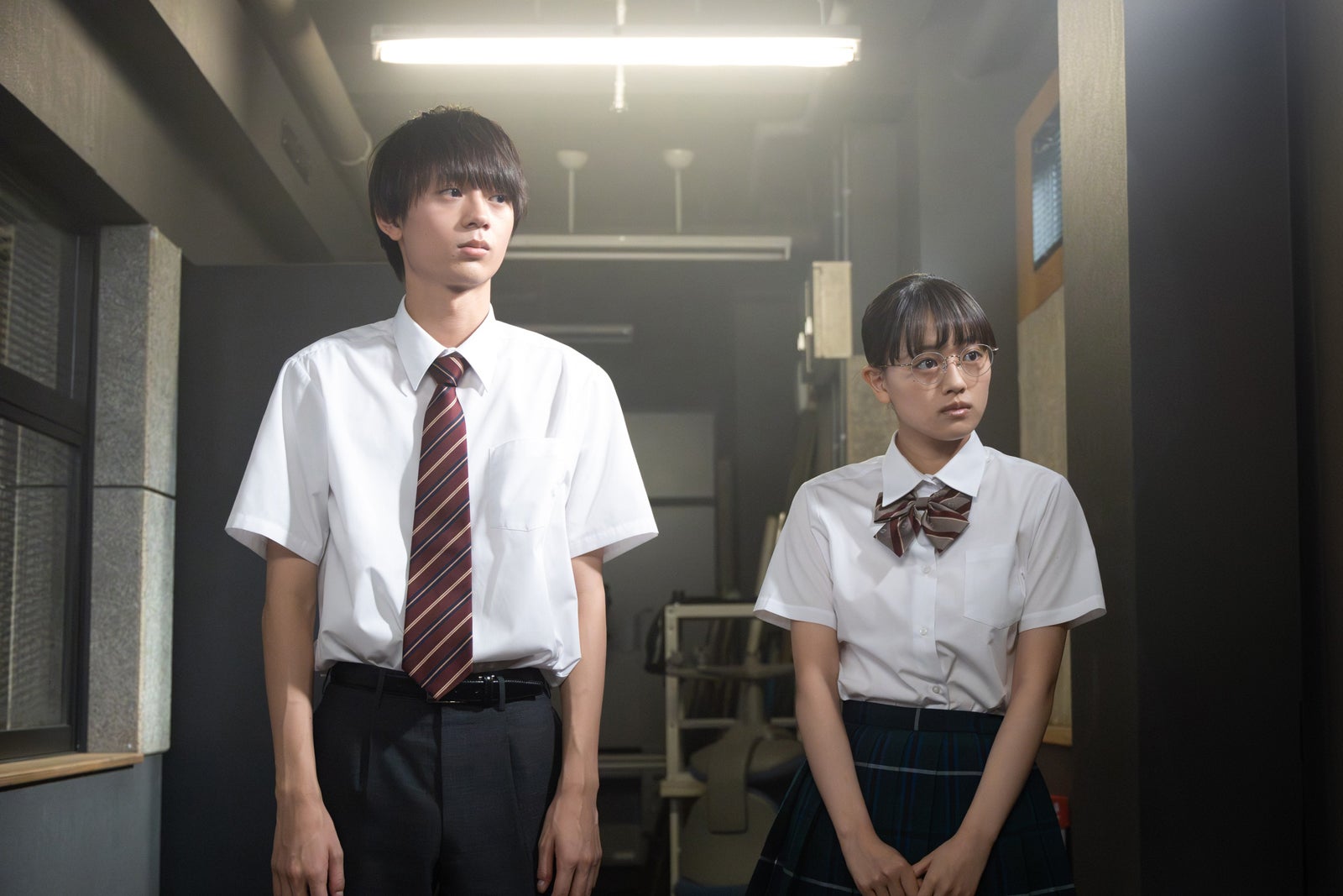 水沢林太郎、上坂樹里「ビリオン×スクール」最終話より（C）フジテレビ