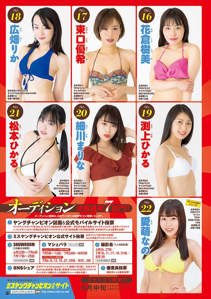 「2021ミスヤングチャンピオン・オーディション決勝」(C)秋田書店