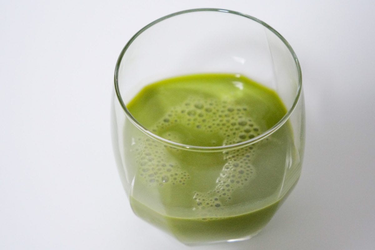 抹茶クリームラテ