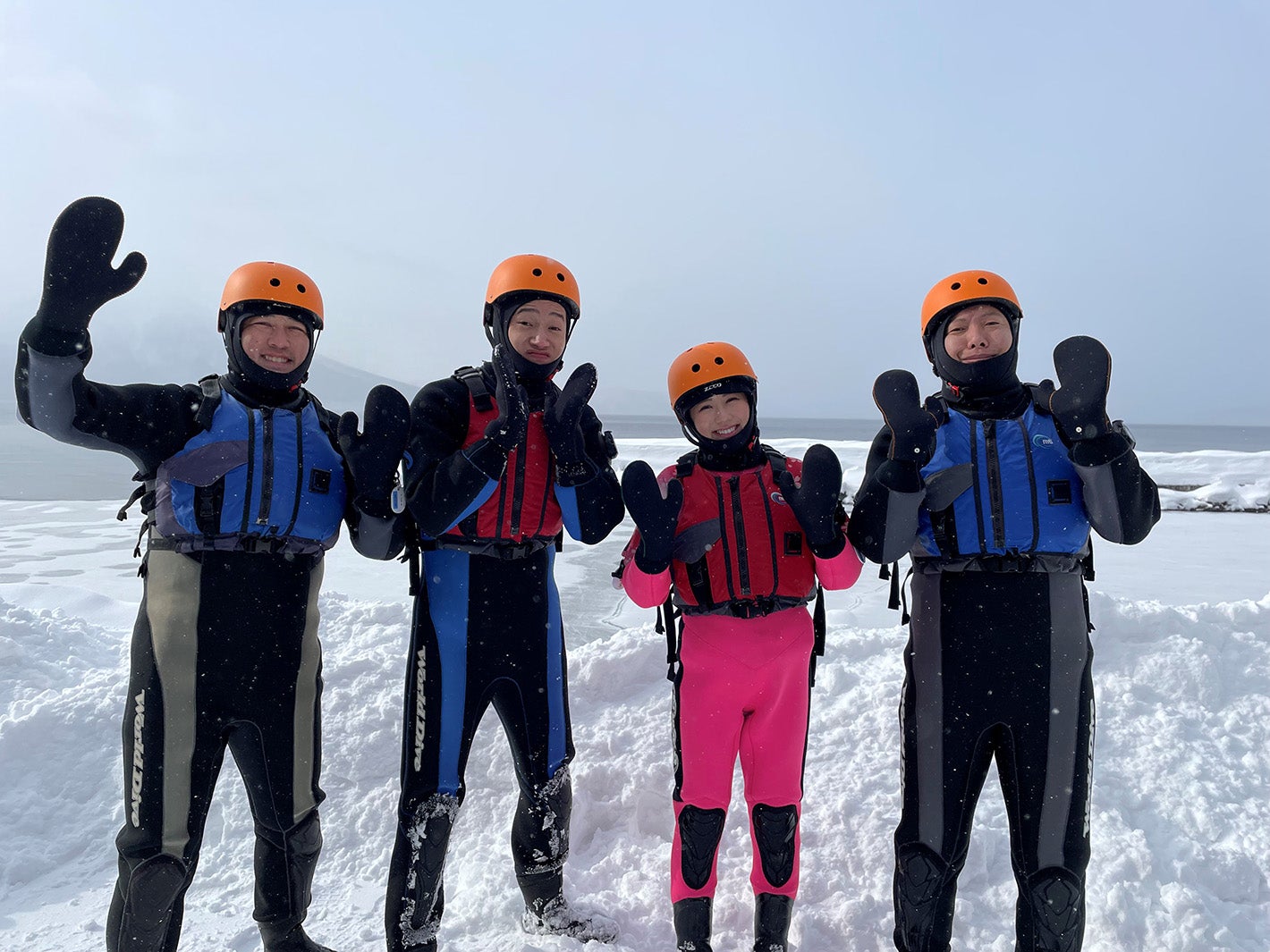 田崎佑一、佐野晶哉、西野未姫、トキ （C）読売テレビ