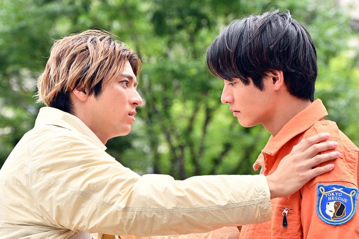 山田裕貴、赤楚衛二「ペンディングトレイン―8時23分、明日 君と」最終話より(C)TBS