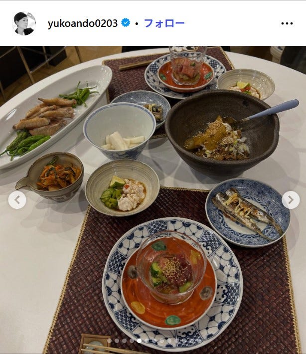 安藤優子Instagramより