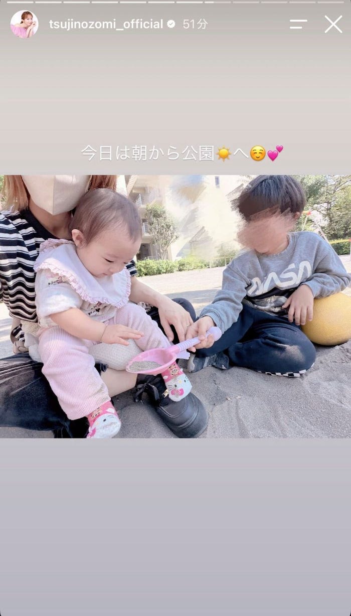 辻希美Instagramストーリーズより