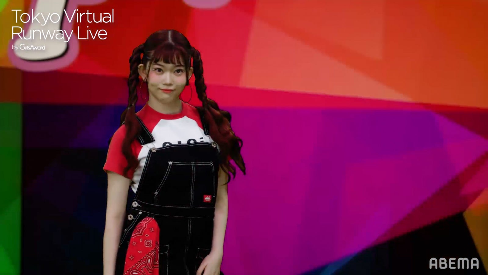 タルちゃん（C）Tokyo Virtual Runway Live by GirlsAward （C）AbemaTV, Inc.
