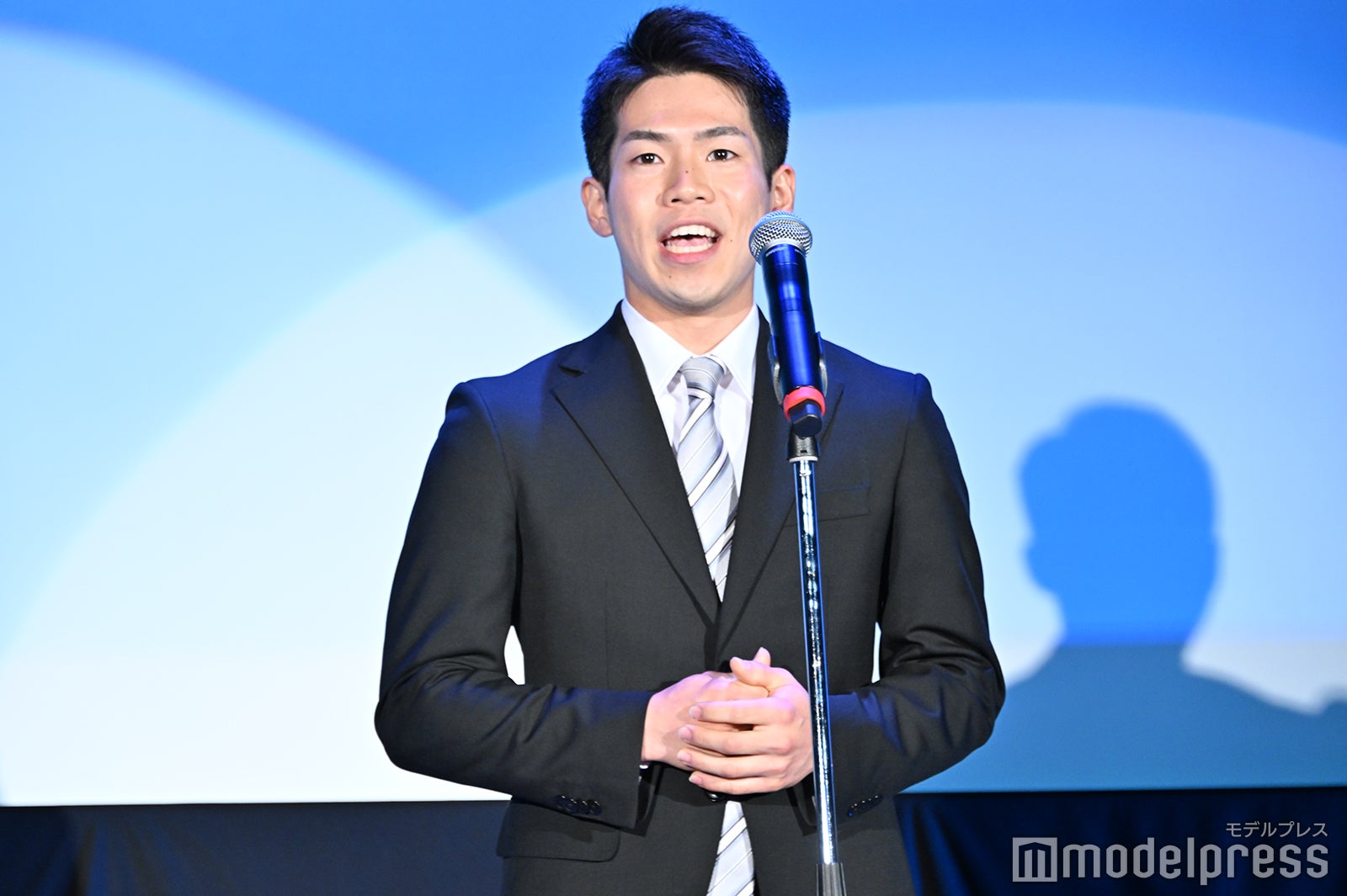 土居通徳さん／「第3回学生アナウンス大賞」スピーチの様子 （C）モデルプレス