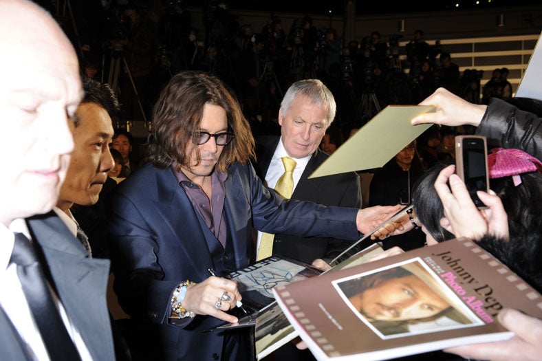 ジョニー・デップ（『ツーリスト』ジャパンプレミア　レッドカーペットイベント）