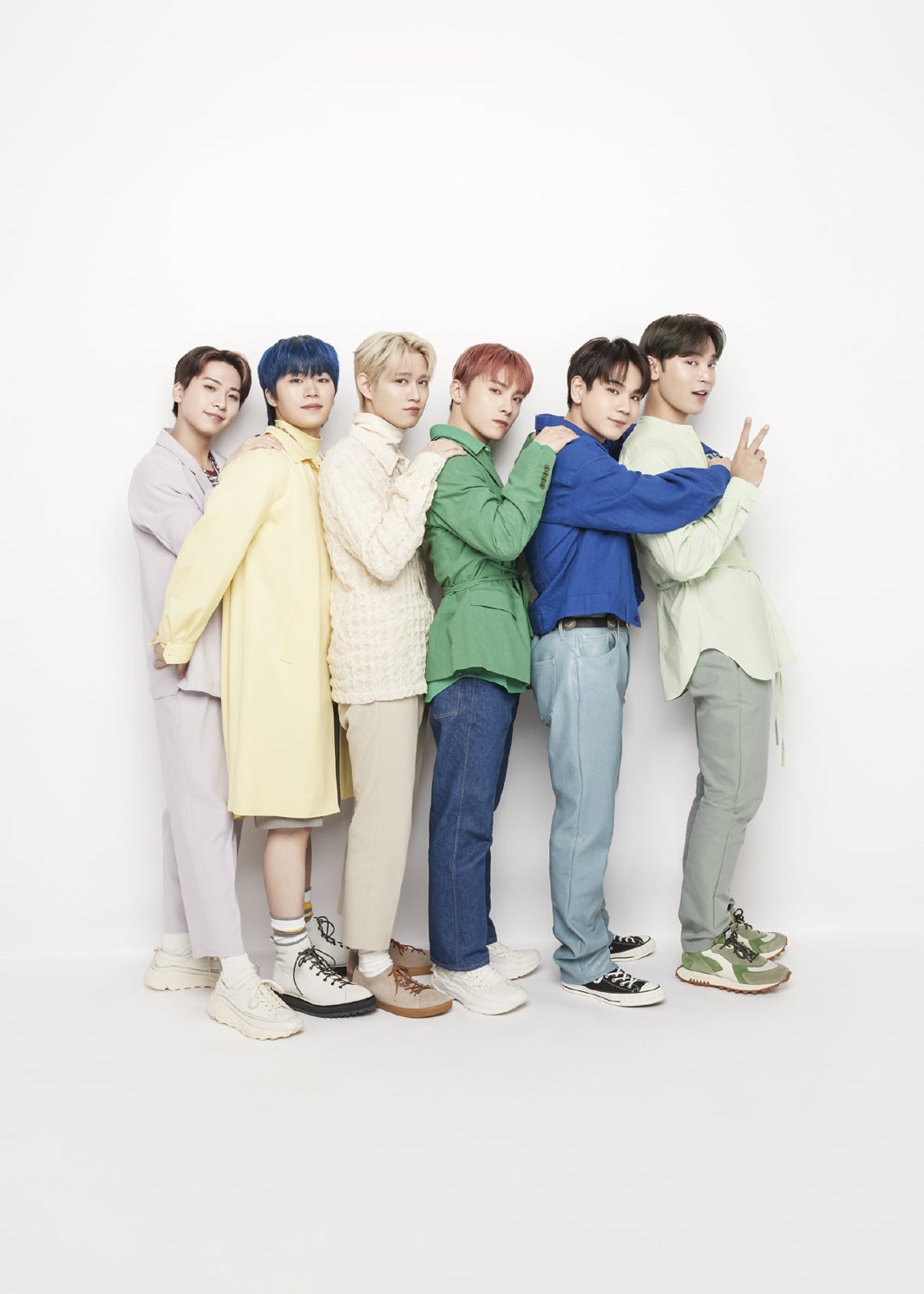 JO1（川尻蓮、木全翔也、白岩瑠姫、川西拓実、豆原一成、與那城奨）／撮影：新田桂一（ota office）