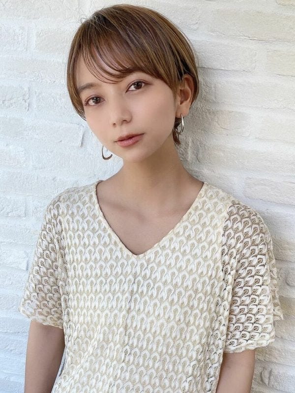 美人見せ抜群な 韓国風ショートヘア って 大人のトレンドヘアはコジュニショート モデルプレス