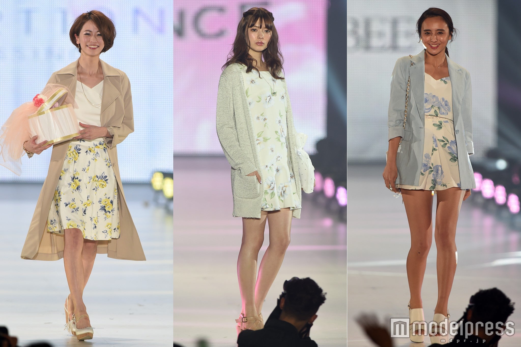 「花柄」は“アウター”合わせがカギ！可愛さ無限大の春コーデ