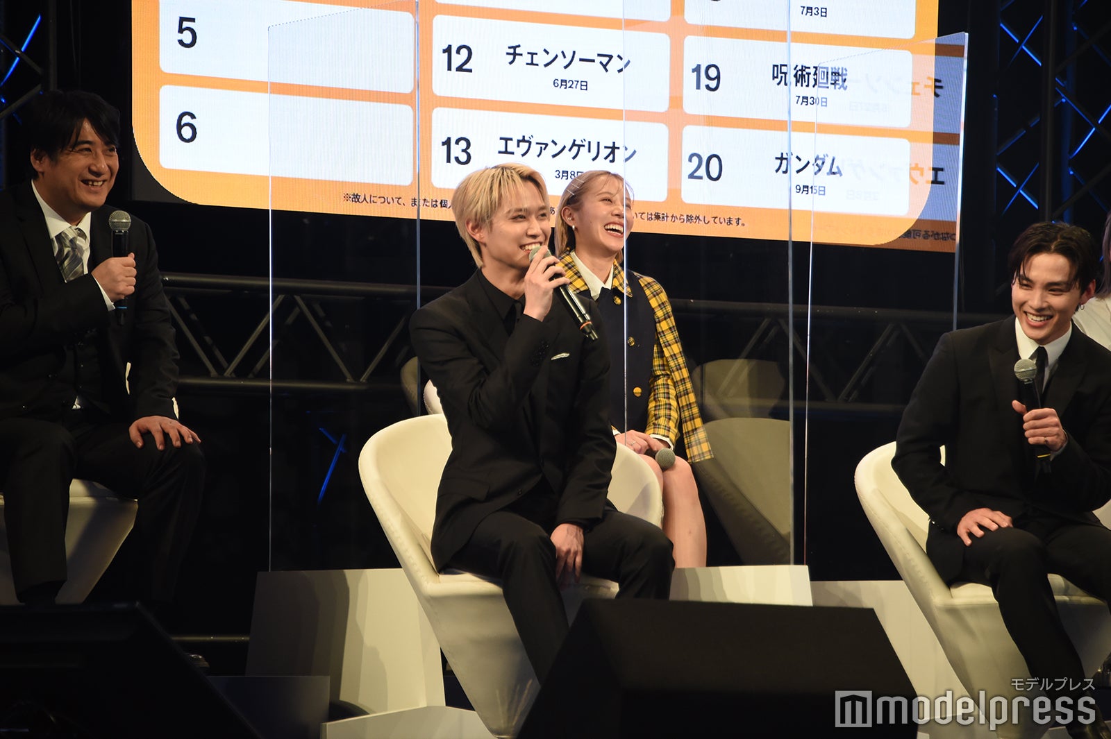 佐久間宣行、白岩瑠姫、エア、川西拓実（C）モデルプレス