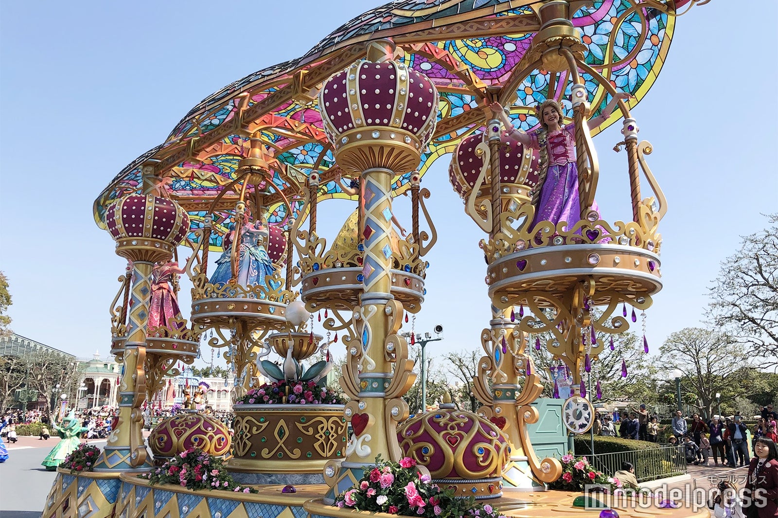 オーロラ、シンデレラ、白雪姫、ラプンツェル／パレード「ドリーミング・アップ！」（C）モデルプレス（C）Disney