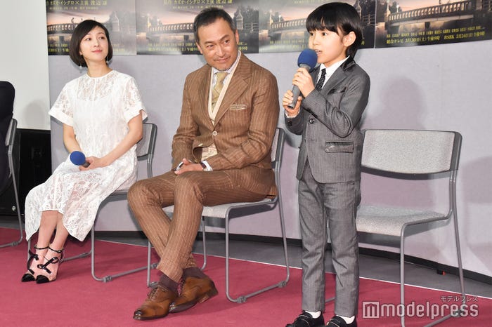 広末涼子、渡辺謙、寺田心(C)モデルプレス