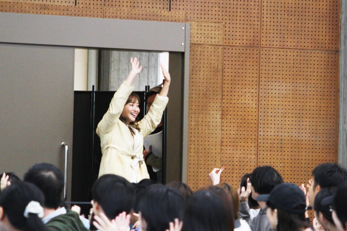 藤本美貴「人生は続くから私は“まいにち生き返る”学祭JACK2025 in 早稲田祭藤本美貴トークショー」(提供写真)